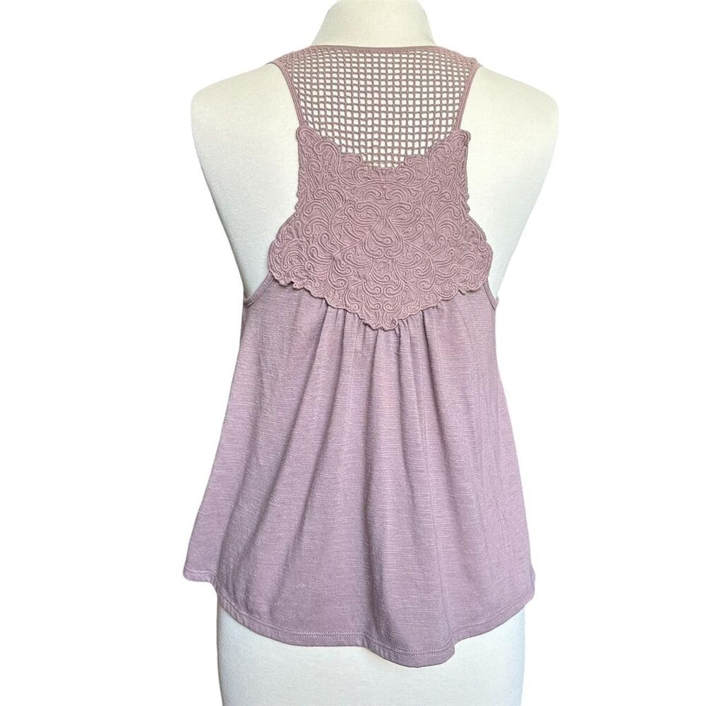 Self Esteem Flowy Lilac Open Back Vest Sz L 2000s Y2K Boho Fairy Stevie Nicks - Picture 4 of 4